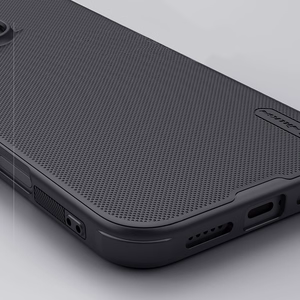 Nillkin Super Frosted Shield Pro magnetinis dėklas iPhone 16 Pro Max - juodas