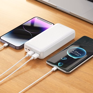 Borofone išorinė baterija 20000mAh BJ80A Clever – 2xUSB + Type C – QC 3.0 22,5W + PD 20W, juoda