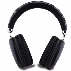 Guess Bluetooth ausinės GUBHK1GCTCSK GCUBE METALLIC SCRIPT LOGO juodos