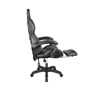 Kruger&Matz GX-150 žaidimų kėdė, juoda, su LED apšvietimu ir 7 taškų masažu