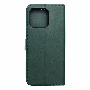Зелёный чехол-книжка Split Book с золотистыми вставками для Motorola G57 POWER