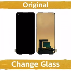 LCD Display Compatible With OnePlus 8 Black (Refurbished: China)