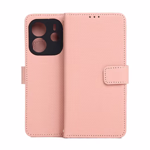 Išmanusis Triangle dėklas for Xiaomi Redmi Note 14 4G (Global) (164.84 x 78.15 x 8.16 mm) rožinis