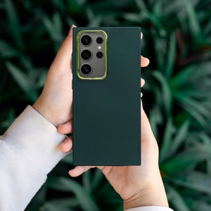 FRAME dėklas telefonui XIAOMI Redmi Note 14 4G (GLOBAL - 164,84mm x 78,15mm x 8,16mm), žalias