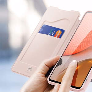 DUX DUCIS Skin X Bookcase type case for Samsung Galaxy A72 4G pink