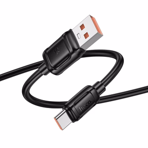 Кабель USB A to USB C Hoco PD 5A 100W 1 m X115 черный