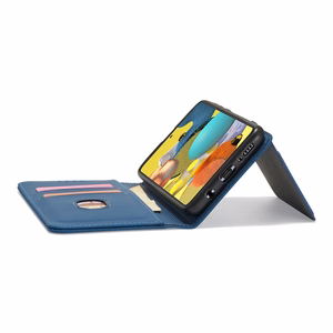 Magnet Card Case чехол для Samsung Galaxy A13 5G кошелёк-чехол с держателем для карт синий
