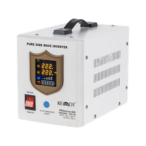 KEMOT PROsinus-800 grynos sinusoidės nepertraukiamo maitinimo šaltinis su įkrovimo funkcija, 12 V/230 V, 800 VA/500 W