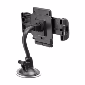 Automobilinis universalus telefono laikiklis Forcell (17cm) Long arm tvirtinamas ant stiklo, juodas