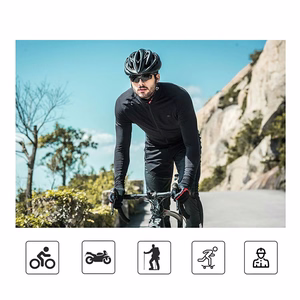 Rockbros LKPJ00 pirato stiliaus sportinė kepuraitė – juoda