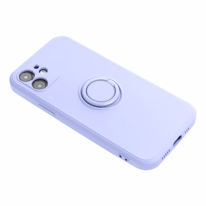 SILICONE RING dėklas skirtas XIAOMI Redmi Note 15 Pro Plus 5G violetinis