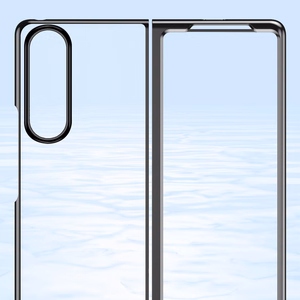 Plating Case чехол для Samsung Galaxy Z Fold 4 чехол с металлической рамкой синий