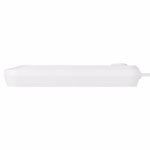 Maclean elektros paskirstytuvas, prailginimo laidas su 3 lizdais + 3xUSB, 110–240 V kintama srovė, 50/60 Hz, 2,1 A, maks. 2500 W, 1,5 m, baltas, MCE394 W