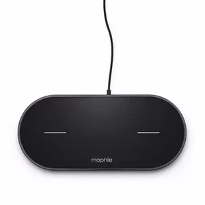 Belaidis įkroviklis 2x10W Mophie Universal Wireless Dual juodas