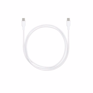SEEK TOTI Type-C – Type-C, 1 м силиконовый кабель 3A, белый