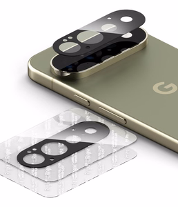 Ringke Tempered Glass kameros objektyvų apsauga, skirta „Google Pixel 11 Pro“, 2 vnt. – juoda