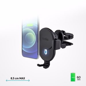 Išmaniojo telefono laikiklis su indukciniu įkrovikliu SBS TESUPWIR10CLIPSTG 10W – juodas