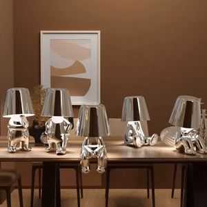 Naktinė lempa Silver Man dizainas H