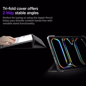 Spigen Liquid Air Folio Чехол для iPad Pro 11" (2024) iPad Pro 11" (2025) чёрный