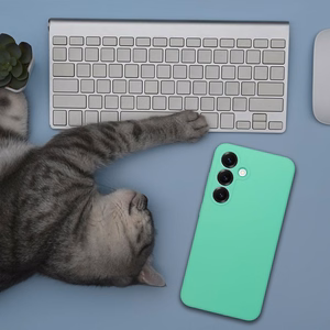 Силиконовый чехол 2 мм для Samsung A57 5G мятный