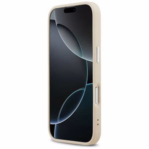 Karl Lagerfeld Karl & Choupette Smeigtukai Magnetinis dėklas telefonui iPhone 17 - smėlinė