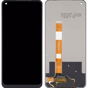 LCD ekranas Oppo A32/A33/A53/A53s/Realme 7i/C17/OnePlus Nord N100 su jutikliniu ekranu juodas ORG
