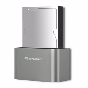 Qoltec Kietojo disko stotelė HDD/SSD 2.5"/3.5" SATA USB 3.0