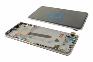 LCD ekranas Xiaomi Mi 11i/Mi 11X/Mi 11X Pro/Poco F3 su jutikliniu ekranu su rėmeliu Lunar White originalus (naudotas Grade B)