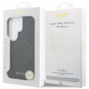 Guess чехол Perforated Logo MagSafe для Samsung Galaxy S26 Ultra чёрный