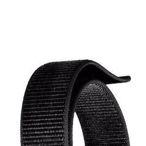 Ремешок Crong Nylon Reflex Sport для Apple Watch 44 / 45 / 46 / 49 mm, чёрный