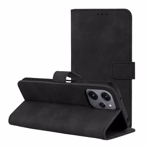 TENDER knygos dėklas telefonui XIAOMI Redmi 12 4G / 12 5G juodas