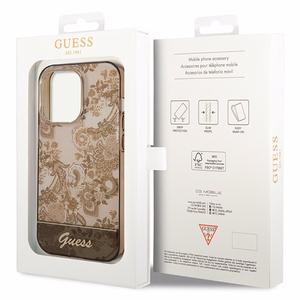 Guess GUHCP14LHGPLHC iPhone 14 Pro 6.1 ochrinis kietasis dėklas Porcelain Collection