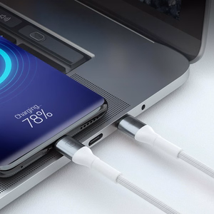 3mk Hyper Cable N-SERIES USB-C / USB-C 2m PD 3.0 QC 3.0 20V/5A 100W - белый