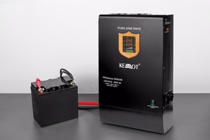 KEMOT PROsinus-3500/48 wall-mounted emergency power supply, pure sine wave inverter with charging, 48 V / 230 V, 3500 VA / 2400 W