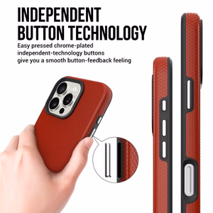 Чехол Perfectionists Triangle Mag для iPhone 12 Pro Max красный