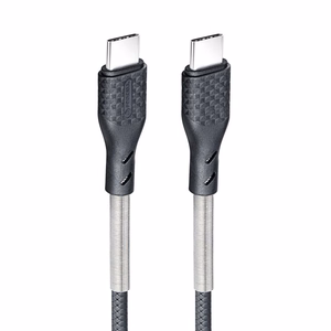 Кабель USB-C на USB-C Forcell F-Energy QC4.0 PD 5A 100W Carbon 1м CB-04C чёрный