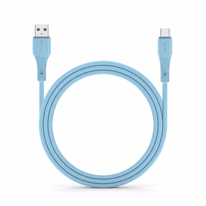 Кабель USB A to USB C Forcell F-Energy QC4.0 3A 66W Silicone 1 m C342 синий