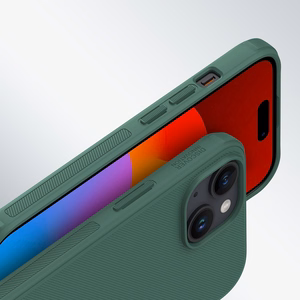 Nillkin Super Frosted Shield Pro чехол для iPhone 15 Plus - чёрный