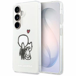 Karl Lagerfeld IML Karl&Choupette MagSafe Case for Samsung Galaxy S26 - Transparent