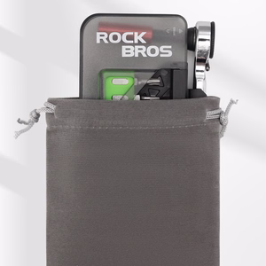 Rockbros dviračio įrankių rinkinys su mini terkšle ir antgaliais - permatomas žalias