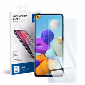 Закалённое стекло для Samsung Galaxy A21s Blue Star