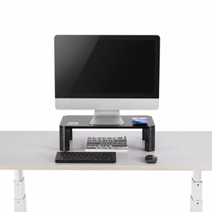 Ergo Office ER-415 reguliuojama monitoriaus stovo lentyna su belaidžiu Qi įkrovikliu, 17–32″, iki 20 kg