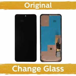 LCD ekranas suderinamas su Google Pixel 8 juodas su rėmeliu (Atnaujintas: Kinija)