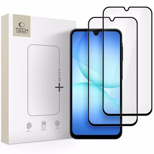 Tech-Protect Glass Fit+ 2 dalių grūdintas stiklas Samsung Galaxy A16 4G / 5G / A26 5G / A17 4G / 5G - juodas