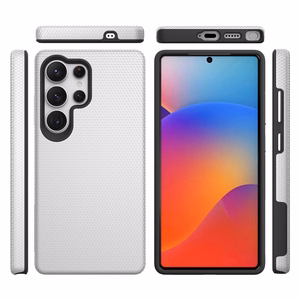 Dėklas Perfectionists Triangle Case Samsung S918 S23 Ultra 5G sidabrinis