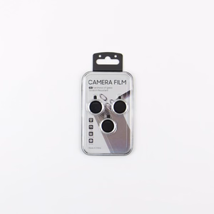 Rinkinys of lens glasses for iPhone 17 Pro sidabrinis