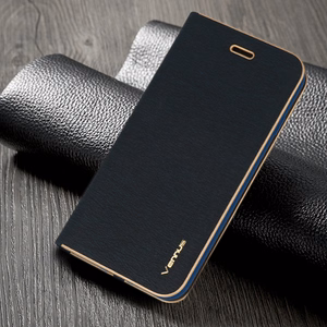 Vennus Book Case чехол-книжка с рамкой для Xiaomi Poco X4 Pro 5G тёмно-синий