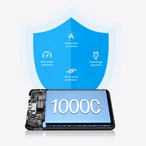 Išorinė baterija POWER BANK VEGER S11 10000mAh (Type-C; MicroUSB; 22.5W) juoda