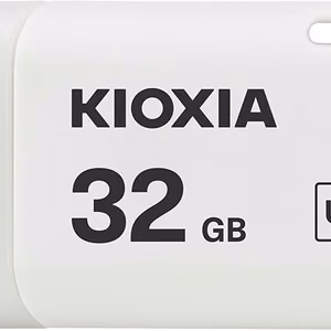Kioxia TransMemory U301 USB atmintinė 32 GB USB Type-A 3.2 Gen 1 (3.1 Gen 1) balta