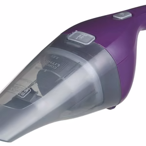 BLACK+DECKER NVC115W – bagless handheld vacuum cleaner, grey/purple